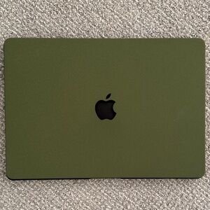 Olive Greend Matte MacBook Air Apple 15” Case Hard Shell Computer Protection